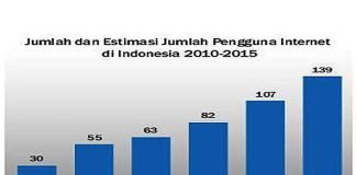 Estimasi Jumlah Pengguna Internet di Indonesia