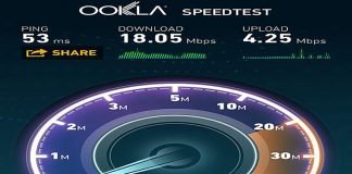 Smartfren 4G LTE Speedtest