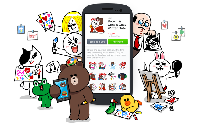 LINE akan Memberikan Para User Cryptocurrency untuk Pembelian Stiker dan Webtoon